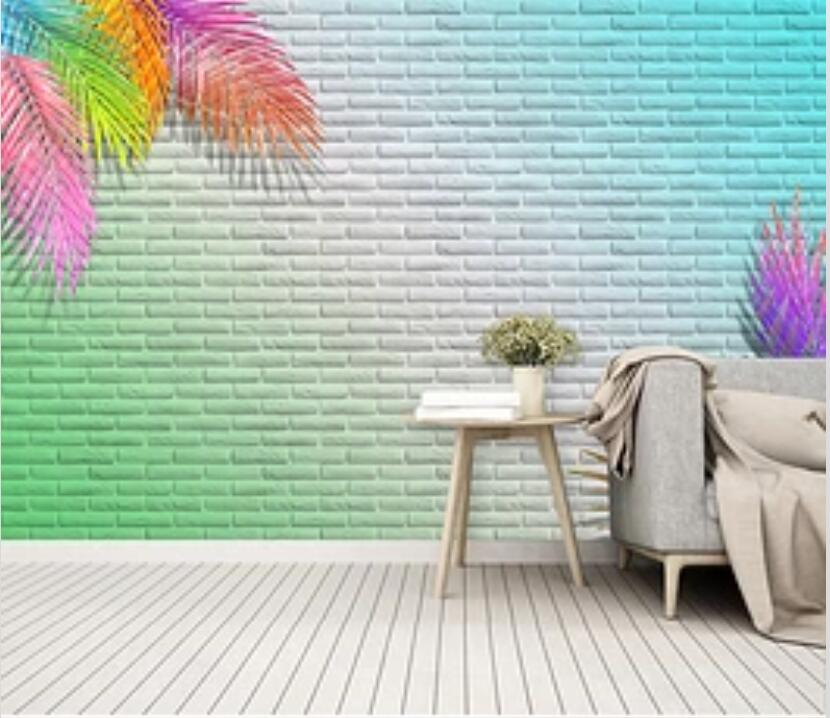 3D Colored Feather 523 Wall Murals Wallpaper AJ Wallpaper 2 