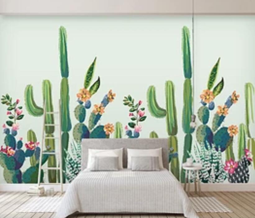 3D Cute Cactus 521 Wall Murals Wallpaper AJ Wallpaper 2 