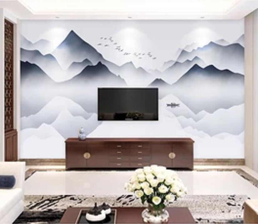 3D Mountain 1852 Wall Murals Wallpaper AJ Wallpaper 2 