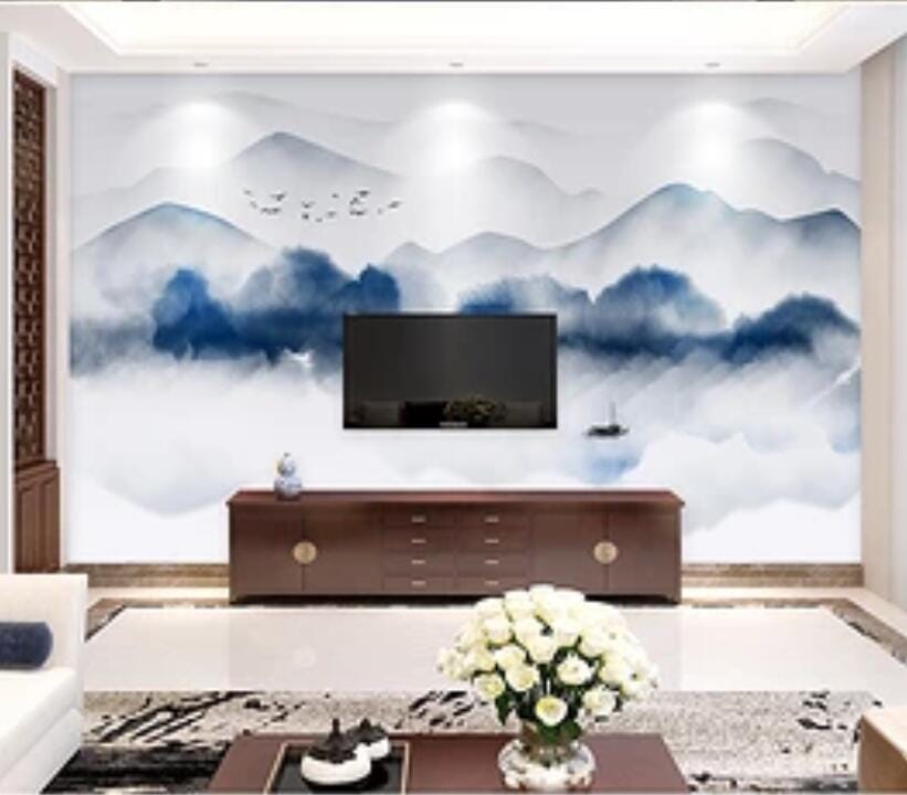 3D Cloud Valley 1737 Wall Murals Wallpaper AJ Wallpaper 2 