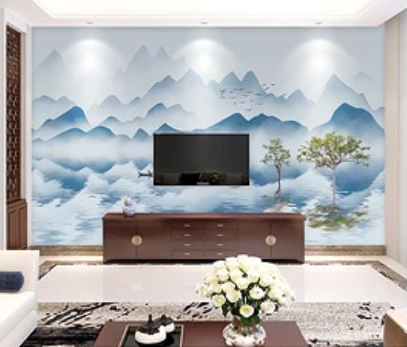 3D Cloud Valley 1729 Wall Murals Wallpaper AJ Wallpaper 2 