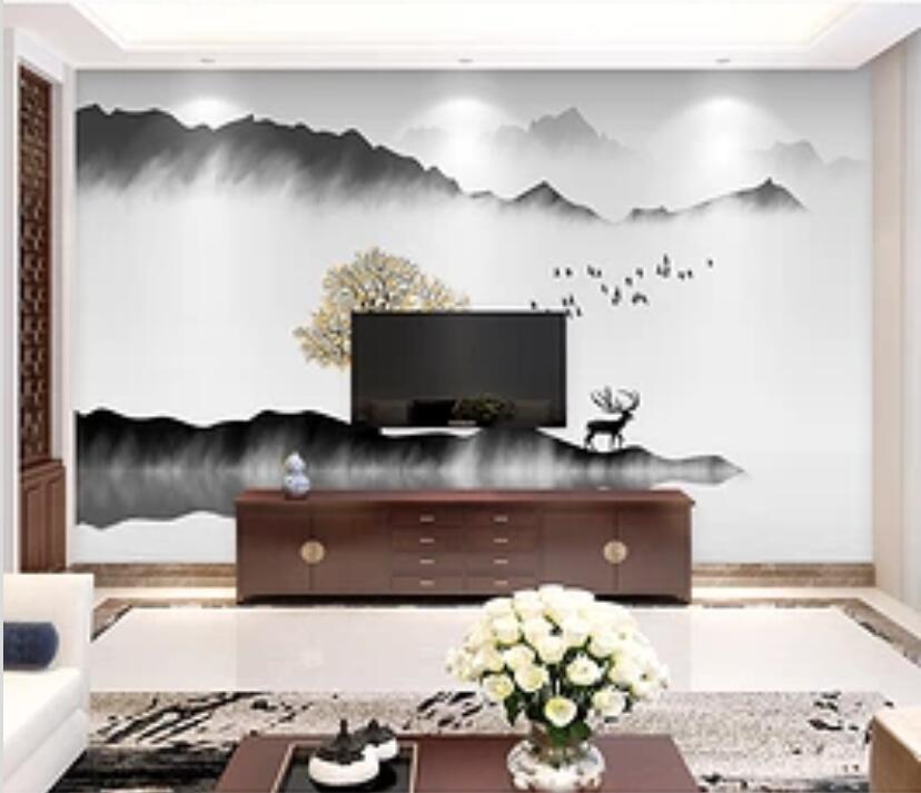 3D Animal Deep Mountain 237 Wall Murals Wallpaper AJ Wallpaper 2 