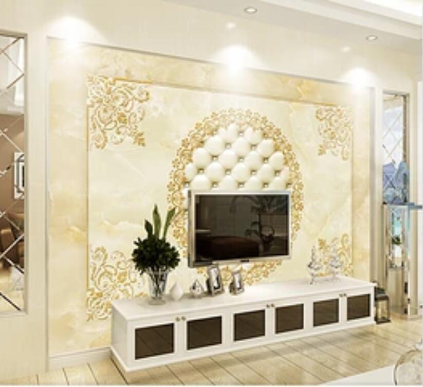 3D Marble Flower 1054 Wall Murals Wallpaper AJ Wallpaper 2 