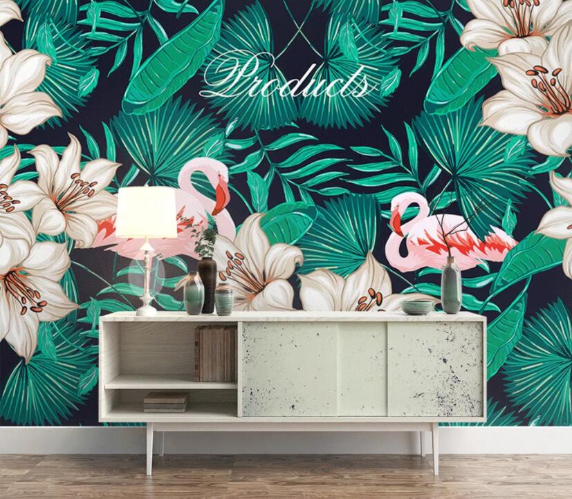 3D Flamingo 1348 Wall Murals Wallpaper AJ Wallpaper 2 