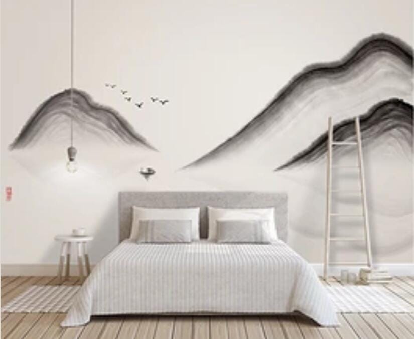 3D Black Ink Illustration 2903 Wall Murals Wallpaper AJ Wallpaper 2 