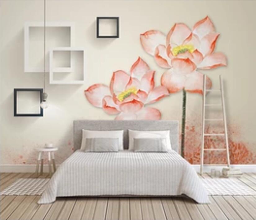 3D Lotus 1881 Wall Murals Wallpaper AJ Wallpaper 2 