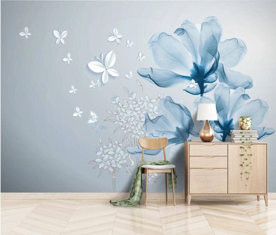 3D Transparent Lotus 2297 Wall Murals Wallpaper AJ Wallpaper 2 