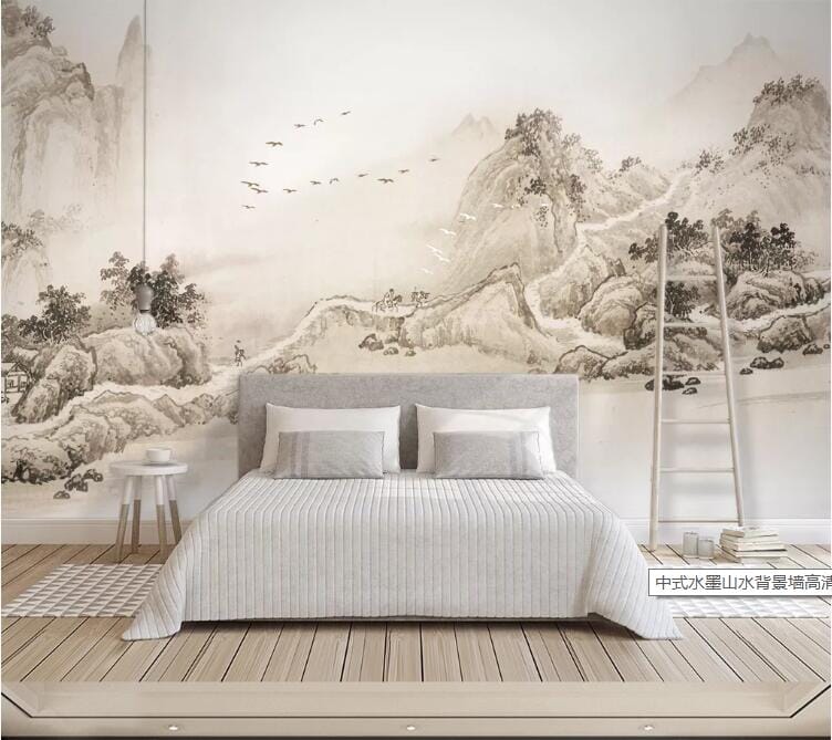 3D Valley Birds 1958 Wall Murals Wallpaper AJ Wallpaper 2 