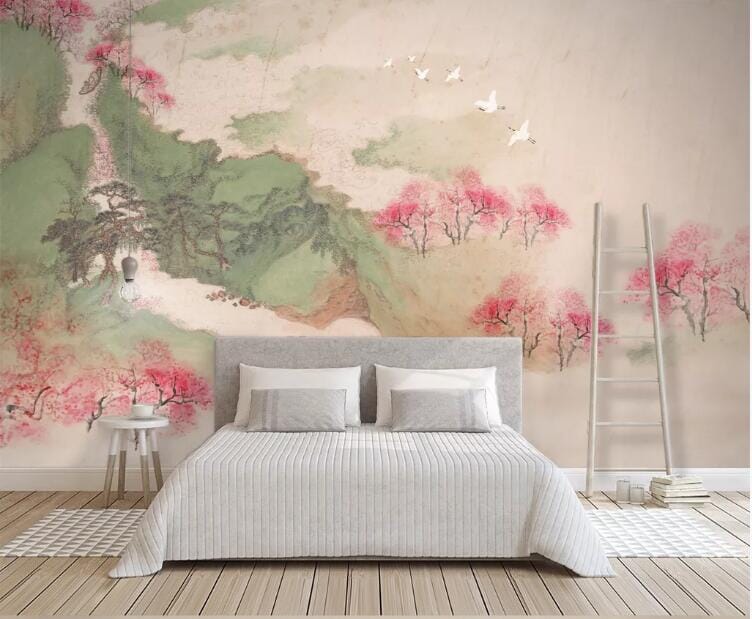 3D Lotus Pond 1793 Wall Murals Wallpaper AJ Wallpaper 2 