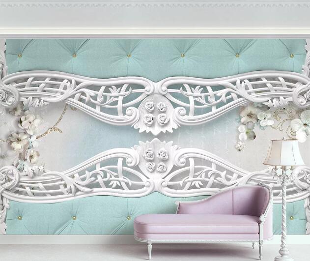 3D Small Flower WC1657 Wall Murals