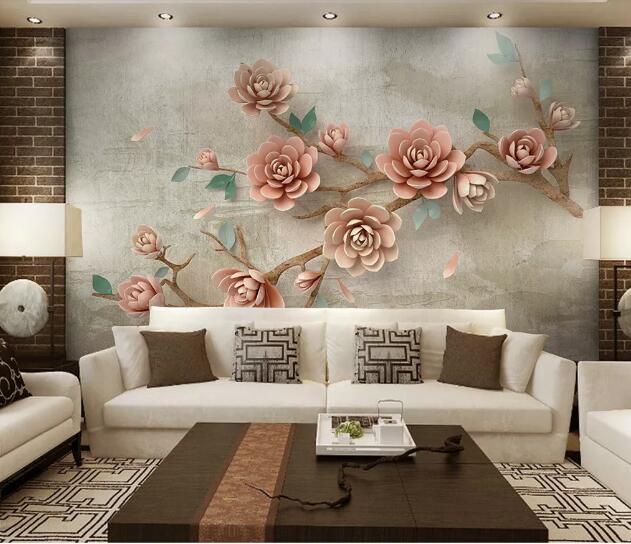 3D Plum Blossom Branch WC1665 Wall Murals