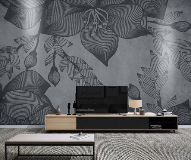 3D Plant Texture WC1890 Wall Murals