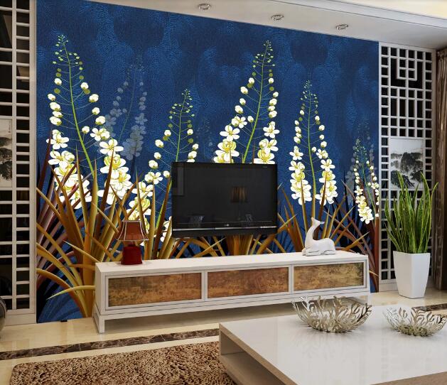 3D Grass Flower WC1401 Wall Murals