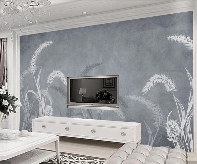 3D Dog's Tail Grass WC1381 Wall Murals