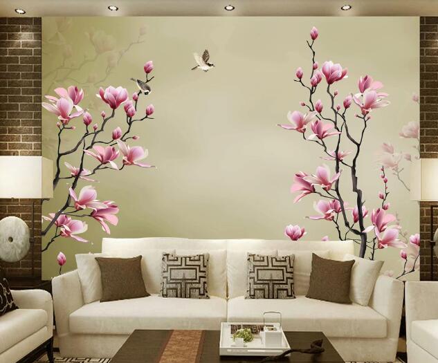 3D Plant Flower WC1282 Wall Murals