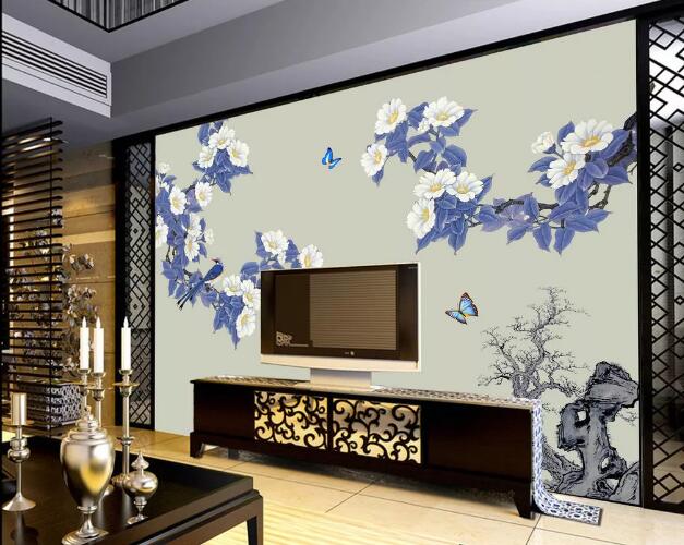 3D Flowers Open WC510 Wall Murals