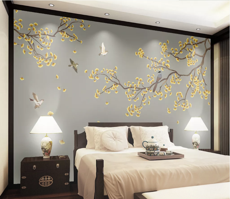 3D Fallen Leaves WC896 Wall Murals