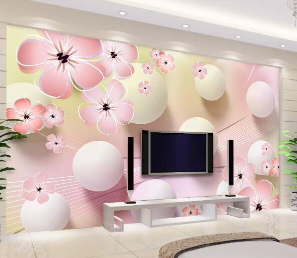 3D Plum Pattern WC186 Wall Murals