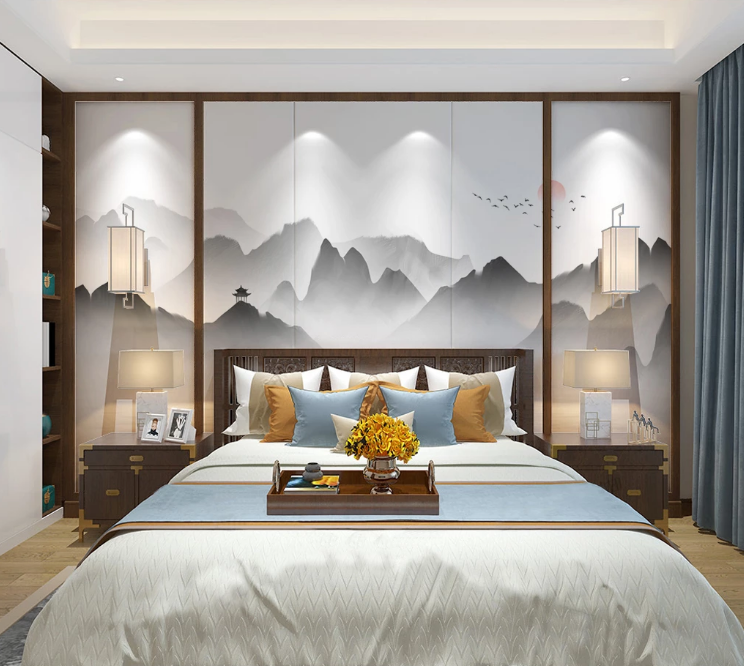 3D Pavilion Lake WC2589 Wall Murals