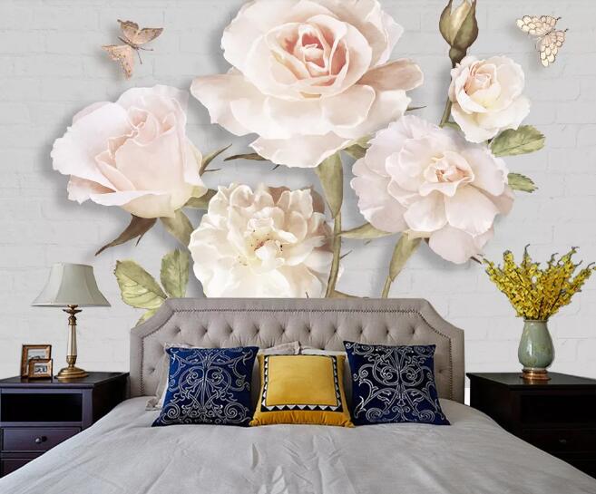 3D Rose Fragrance WC801 Wall Murals