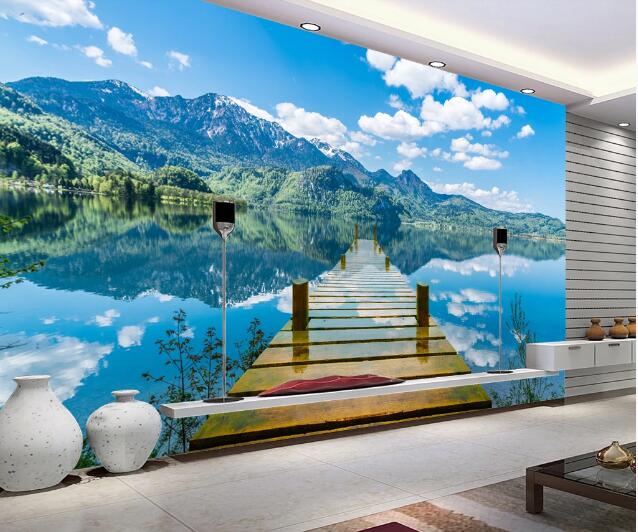 3D Pier Hill WC323 Wall Murals