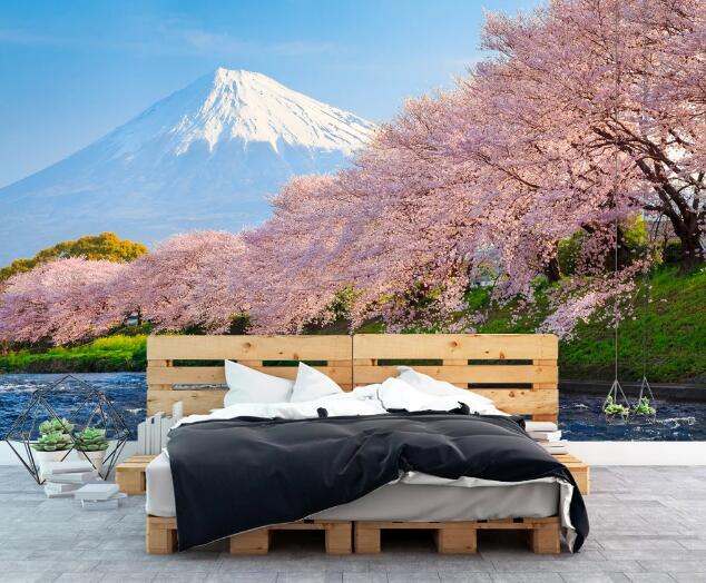 3D Mount Fuji WC166 Wall Murals