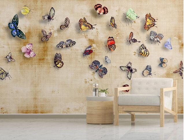 3D Butterfly Specimen WC936 Wall Murals