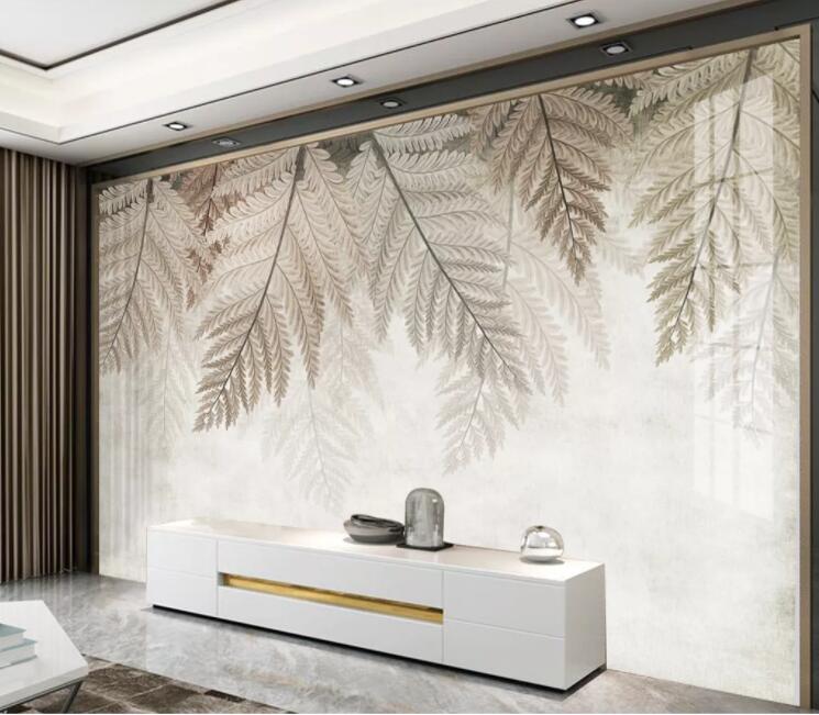 3D Dead Leaves WC2441 Wall Murals