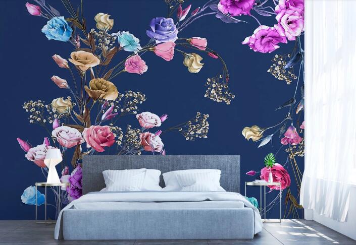 3D Color Rose WC1766 Wall Murals