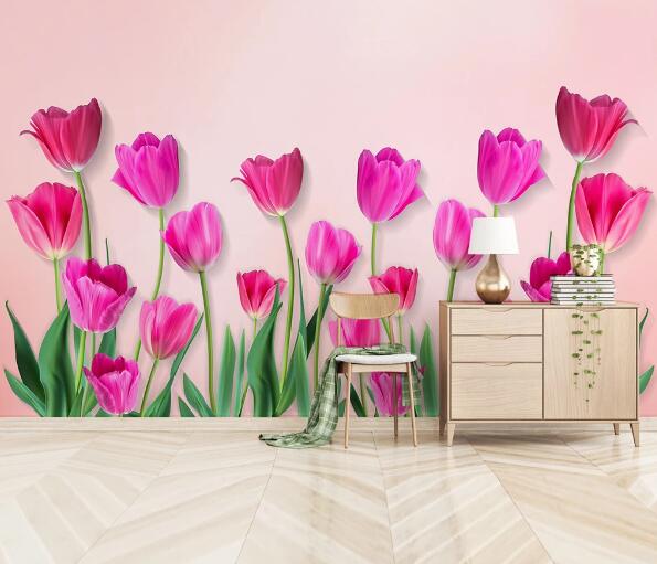 3D Red Rose WC1263 Wall Murals