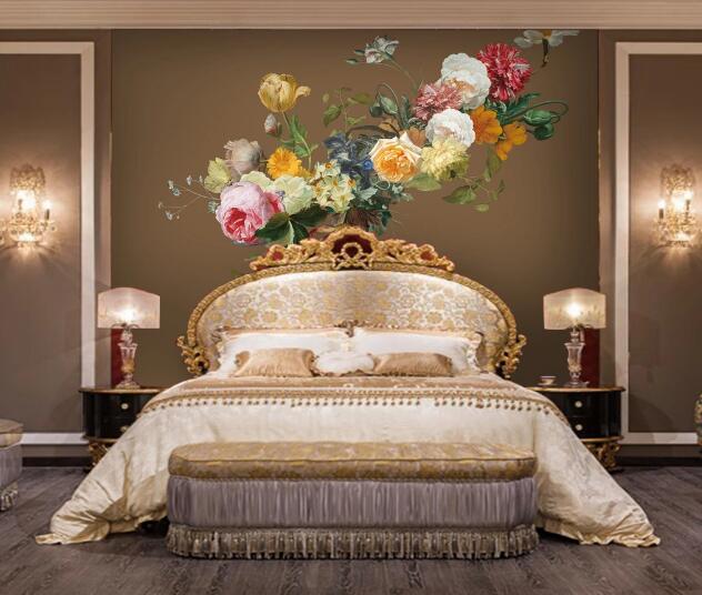 3D Bright Bouquet WC1409 Wall Murals