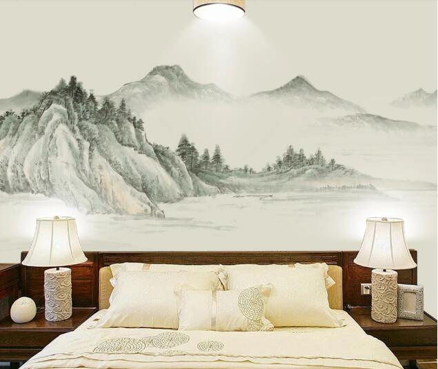 3D Small Mountain WC1387 Wall Murals