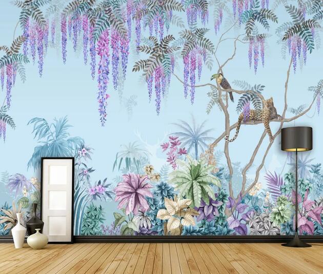 3D Purple Grapes WC1342 Wall Murals