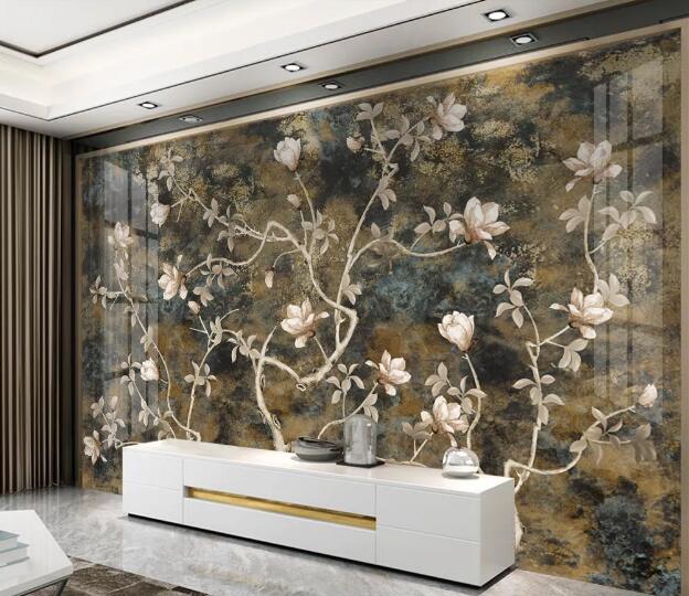 3D Flower Branches WC2256 Wall Murals