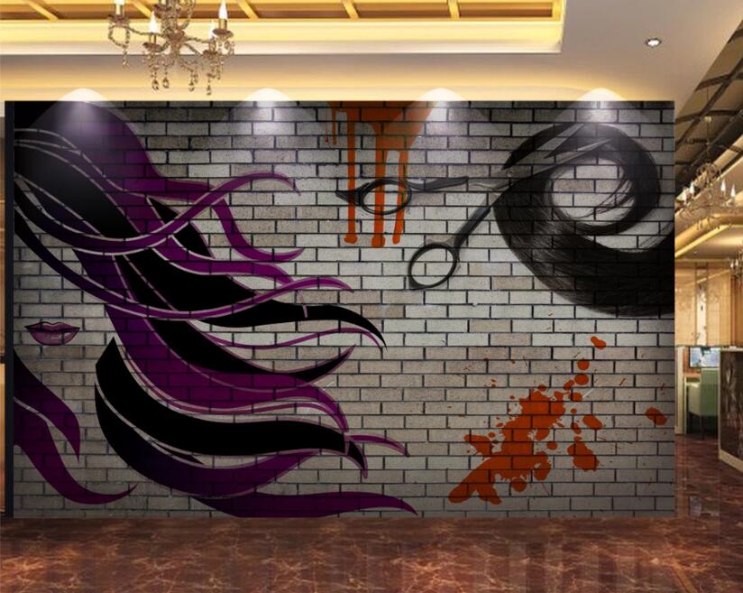 3D Straight Hair 1524 Wall Murals