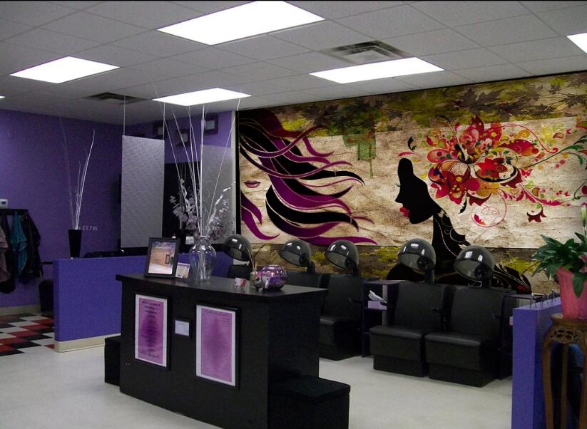 3D Hair Flower 1519 Wall Murals