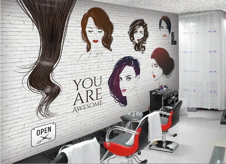 3D Hair Styling 1527 Wall Murals