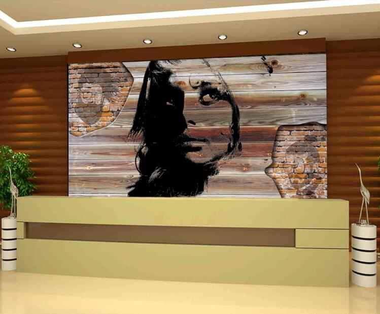 3D Black Pattern 1507 Wall Murals