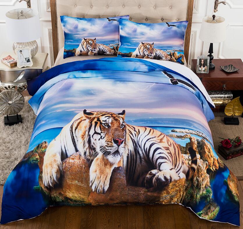 3D Seaside Reef Tiger 77193 Bed Pillowcases Quilt