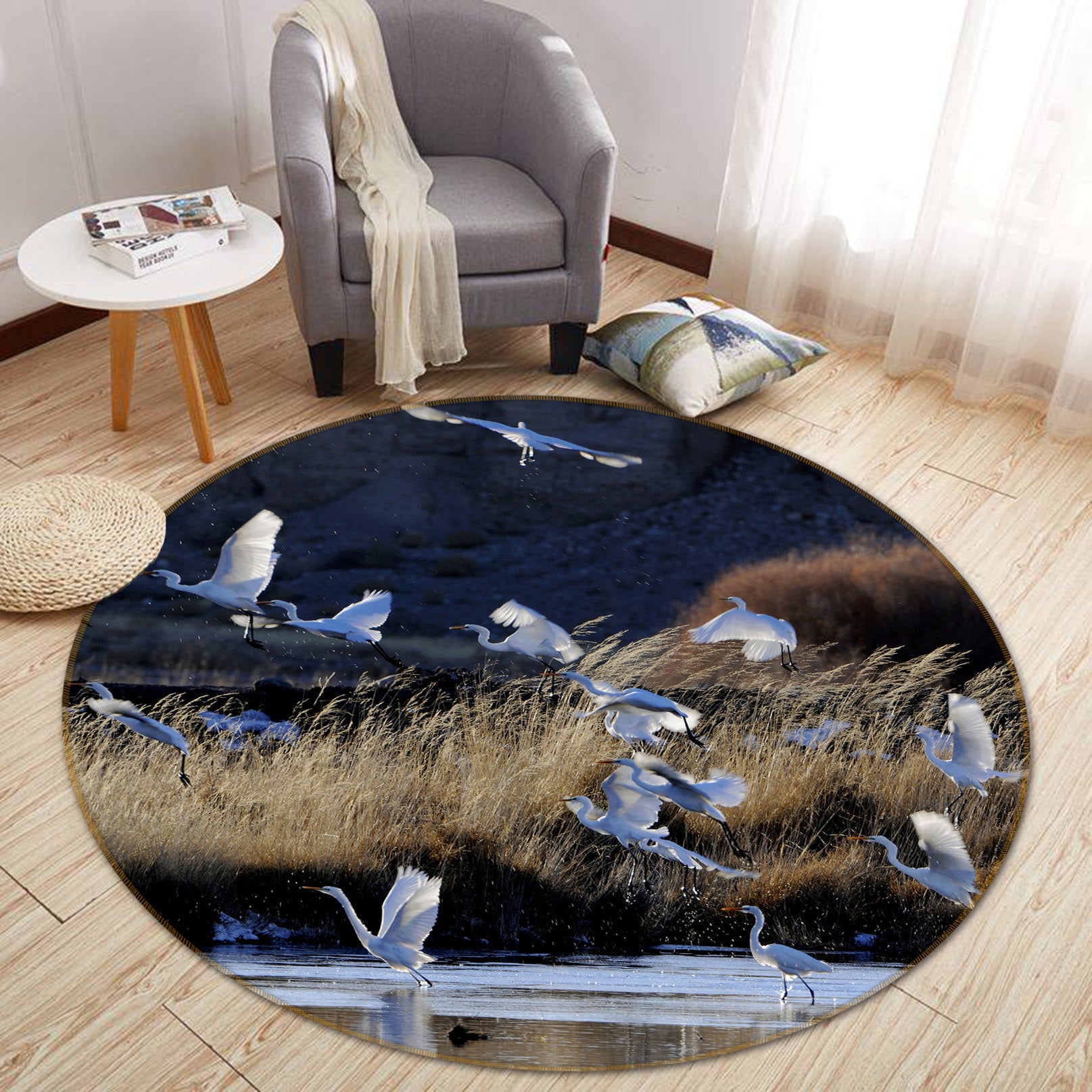 3D Crane 38065 Animal Round Non Slip Rug Mat