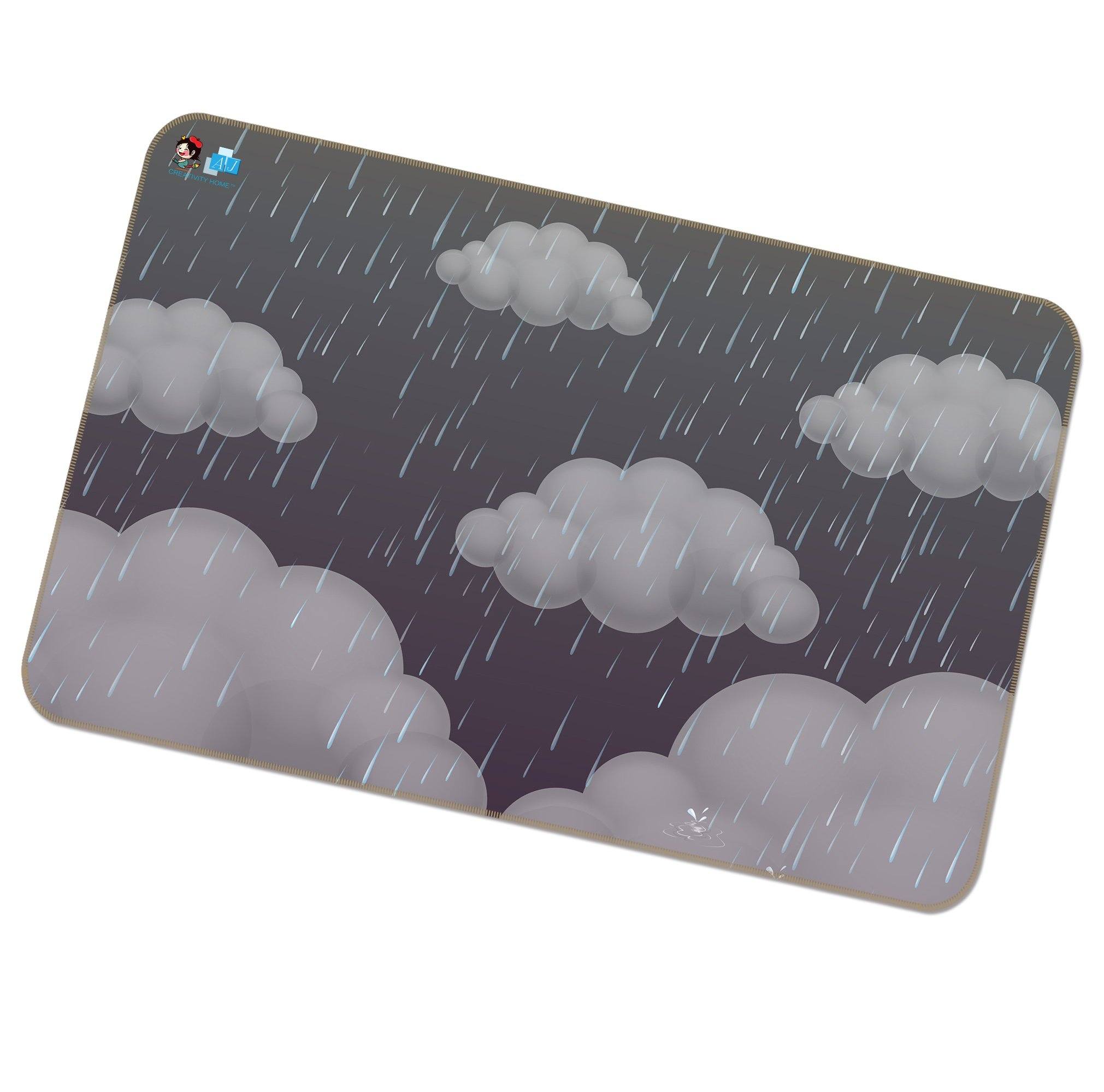 3D Dark Clouds 190 Non Slip Rug Mat Mat AJ Creativity Home 