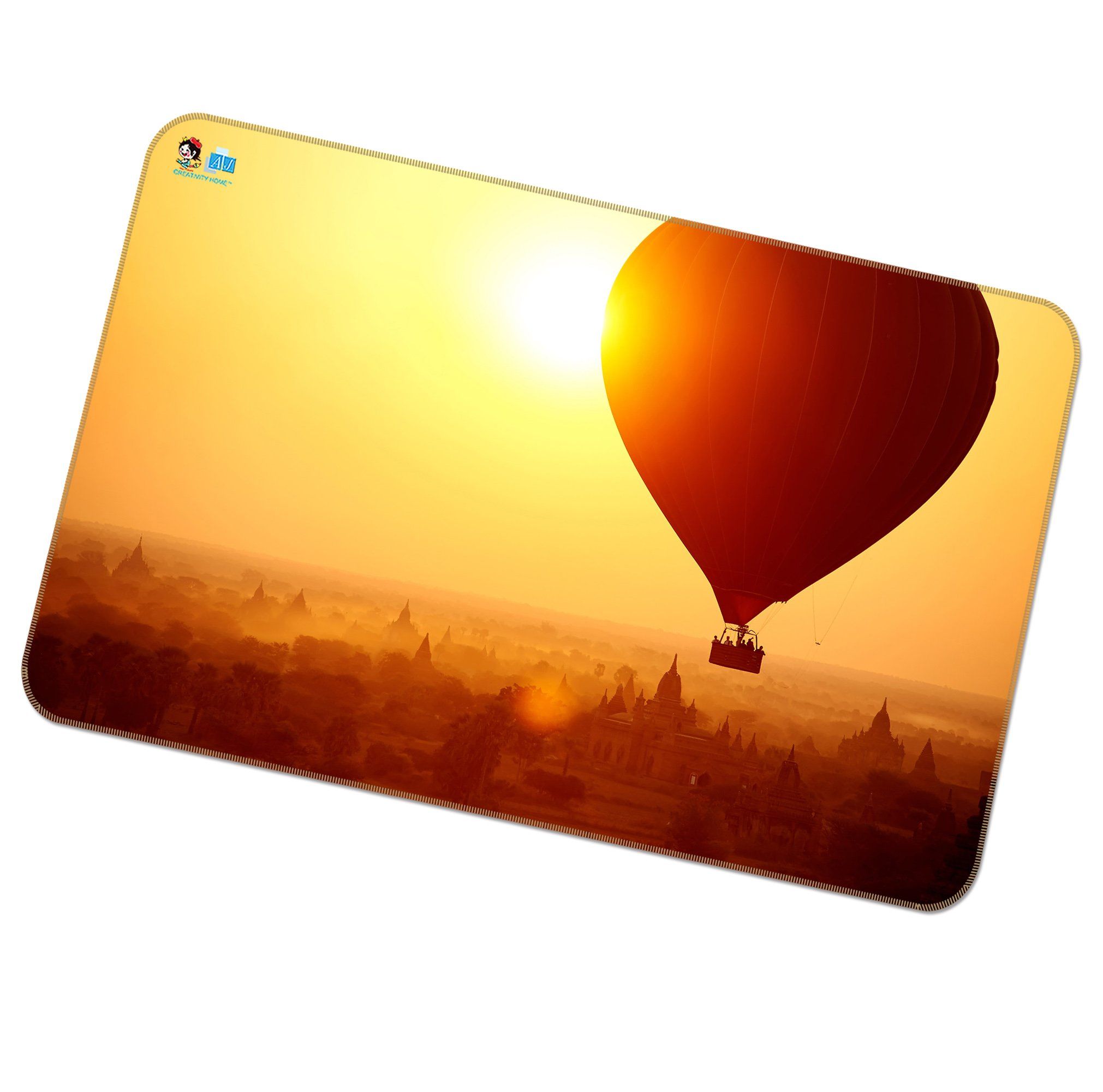 3D Hot Air Balloon Scenery 184 Non Slip Rug Mat Mat AJ Creativity Home 