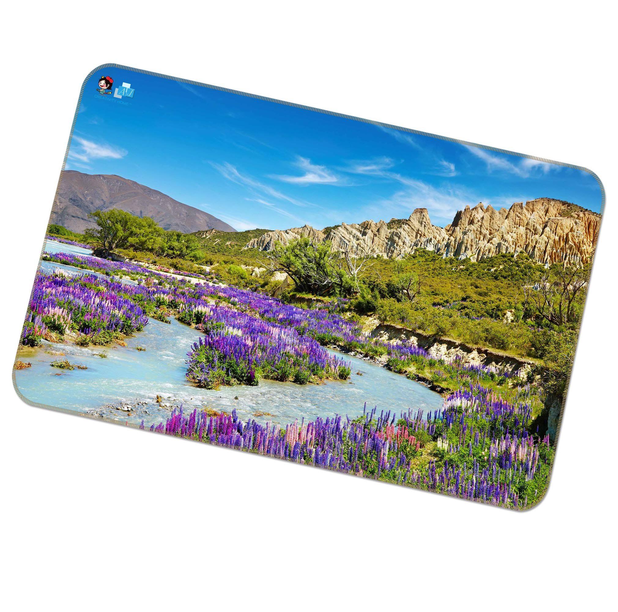 3D Lavender Mountain 463 Non Slip Rug Mat Mat AJ Creativity Home 