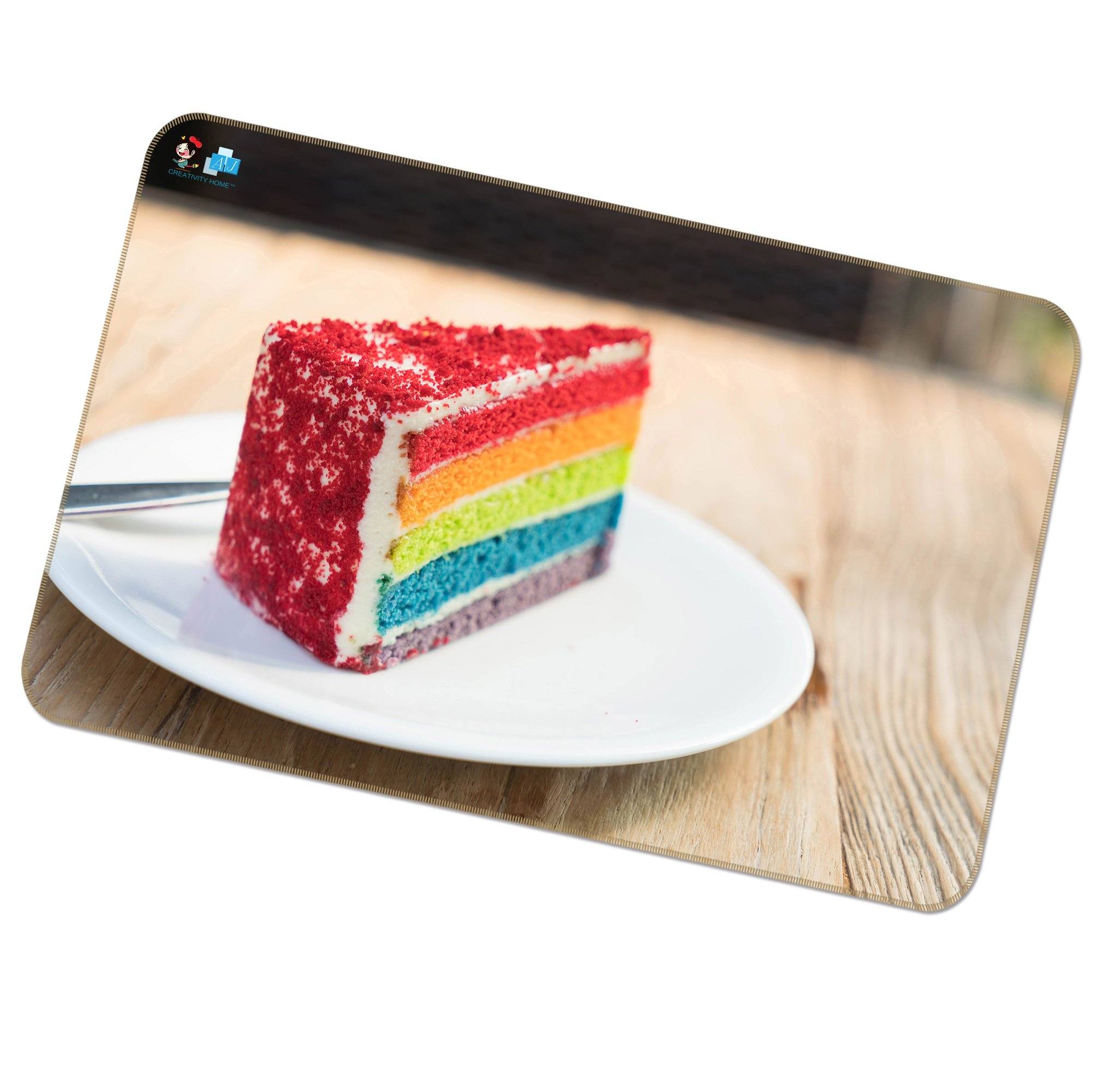 3D Rainbow Cake 188 Non Slip Rug Mat Mat AJ Creativity Home 