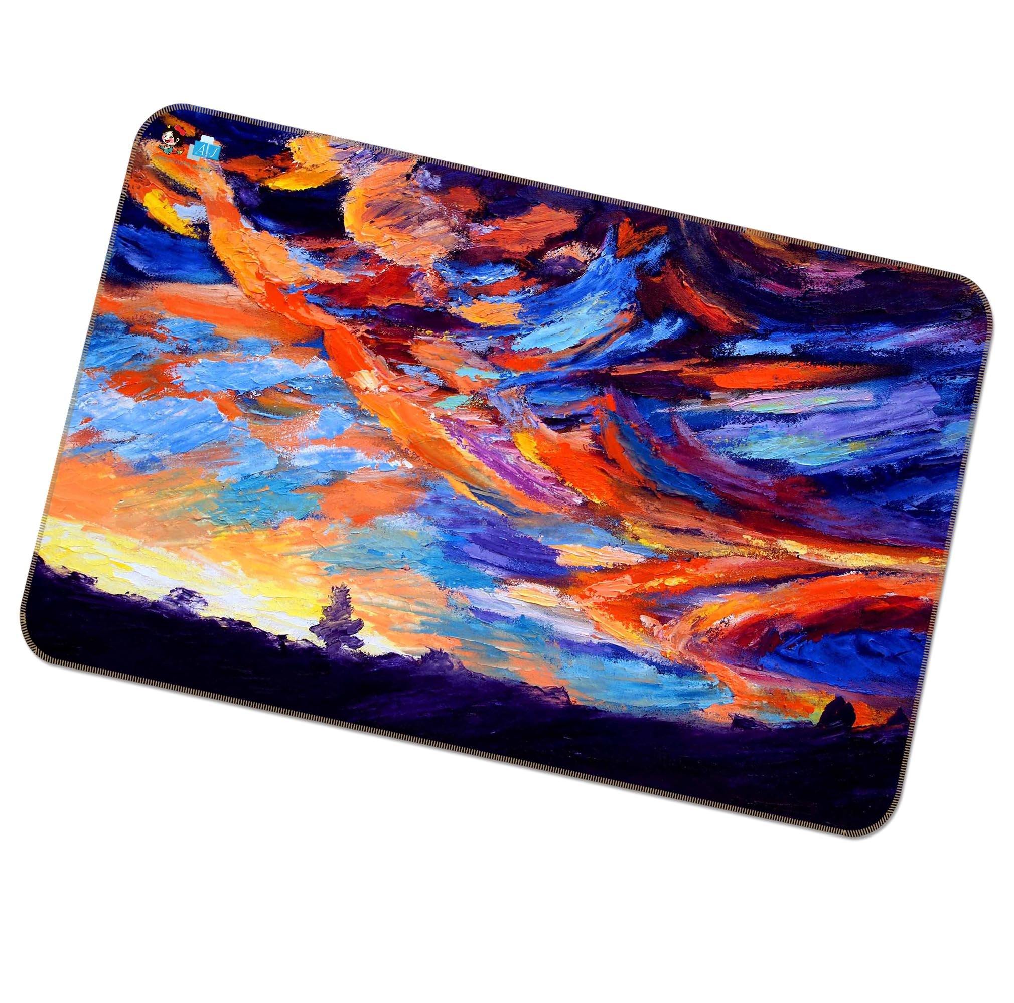 3D Oil Painting Sky 421 Non Slip Rug Mat Mat AJ Creativity Home 