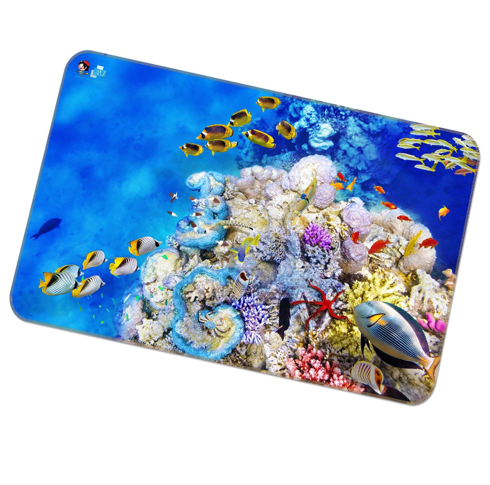 3D Coral Fish 445 Non Slip Rug Mat Mat AJ Creativity Home 