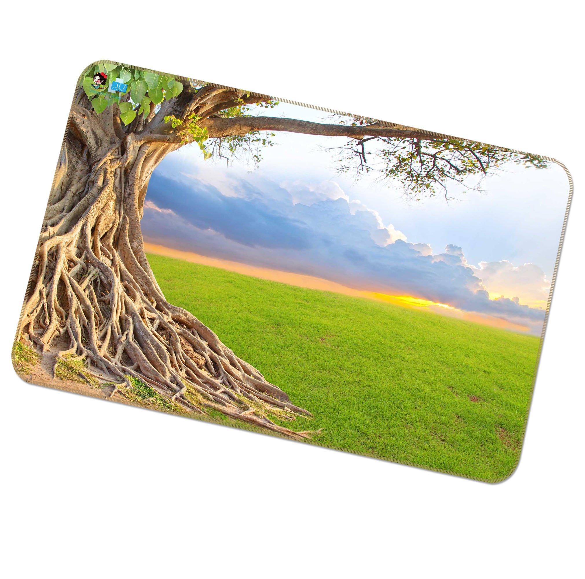 3D Lawn Tree 376 Non Slip Rug Mat Mat AJ Creativity Home 