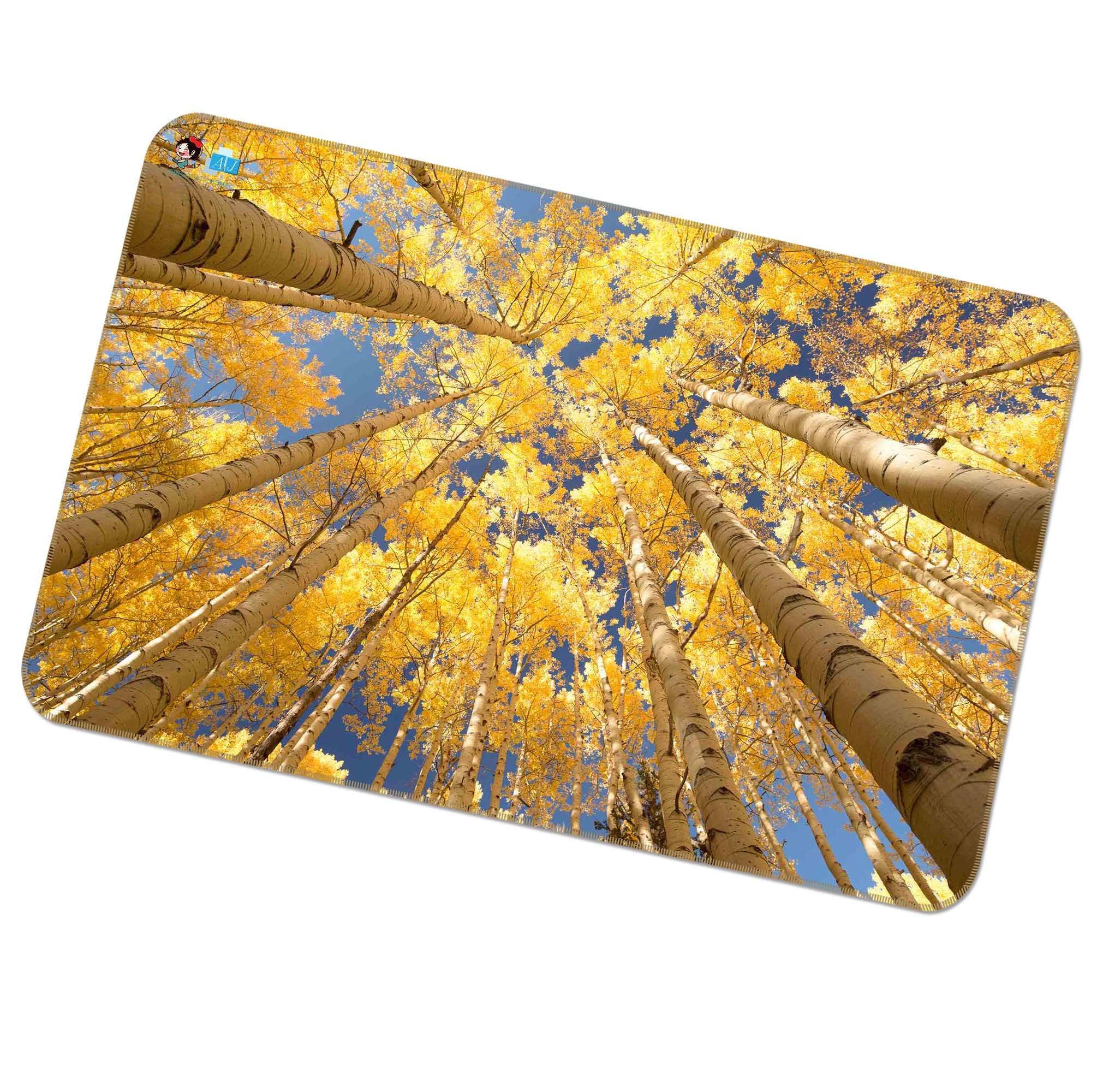 3D Sky Maple Forest 446 Non Slip Rug Mat Mat AJ Creativity Home 