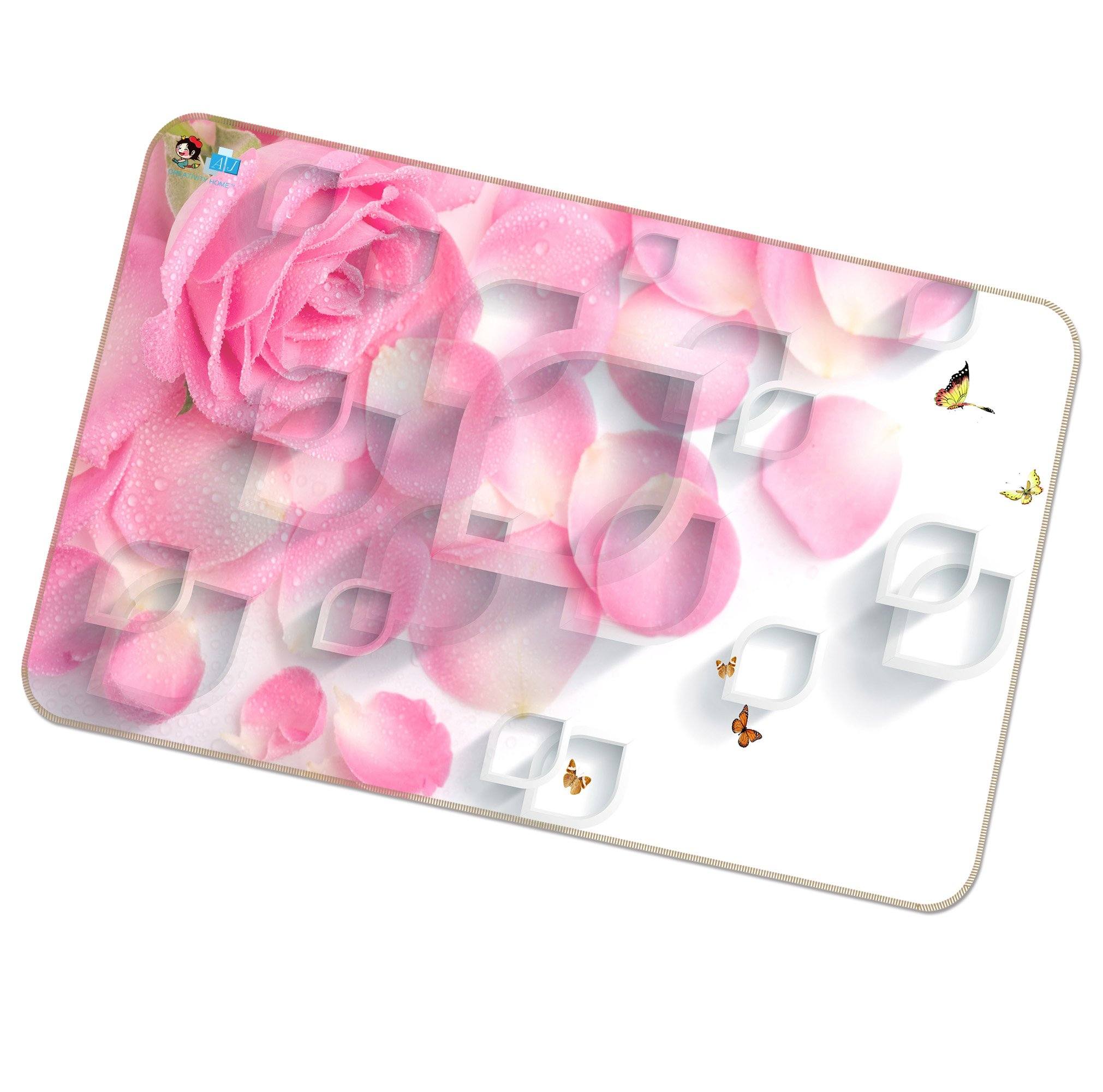 3D Rose Dew 343 Non Slip Rug Mat Mat AJ Creativity Home 