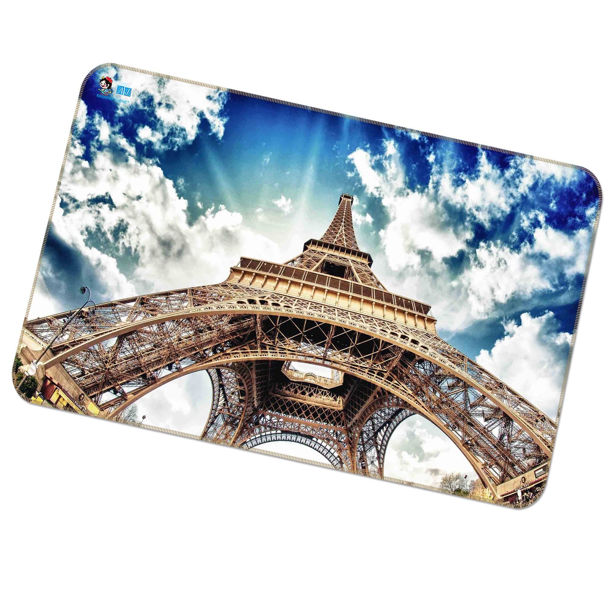 3D Grand Eiffel Tower 185 Non Slip Rug Mat Mat AJ Creativity Home 